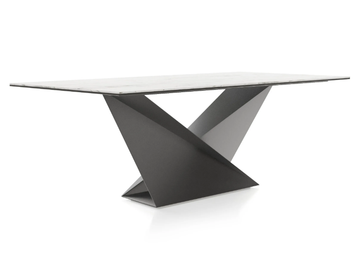 FOLDS - Rectangular glass table by Liu Jo Living Collection - view 3